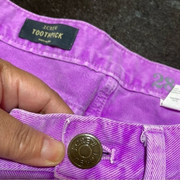 J Crew “ToothPick” Ankle Pants worn distressed and stained look size 28 GuC - Picture 7 of 15